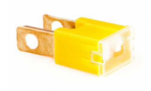 Предохранитель автомобильный Masuma, кассетный, папа (PAL S1041-1/FJ14), жёлтый, 60А, комплект 12 шт, арт. FS-005