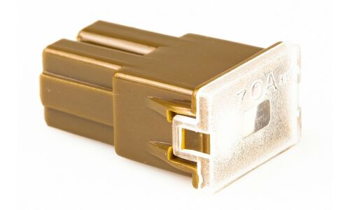 Предохранитель автомобильный Masuma, кассетный, мама (PAL FJ11), коричневый, 70А, комплект 12 шт, арт. FS-017