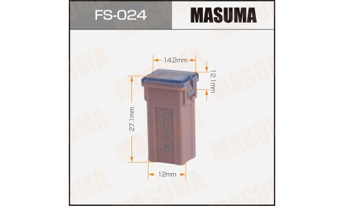 Предохранитель автомобильный Masuma, кассетный, мама (PAL MINI FJ10), розовый, 30А, комплект 20 шт, арт. FS-024