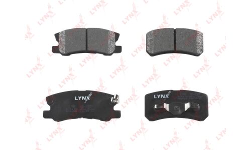 Колодки тормозные дисковые LYNXauto задние, комплект на ось (4 шт), арт. BD-5507