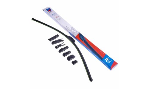 Щетка стеклоочистителя Double Force 700мм (28") бескаркасная, всесезонная, 7 переходников, 1 шт, арт. DFF28