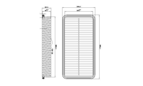 Фильтр воздушный Double Force A-161, арт. DFA31101