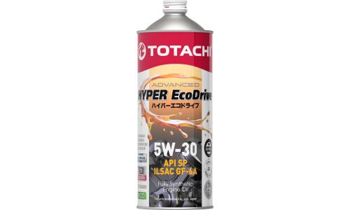 Масло моторное Totachi Hyper Ecodrive Advanced 5w30, синтетическое, API SP, ILSAC GF-6A, для бензинового двигателя, 1л, арт. E0301
