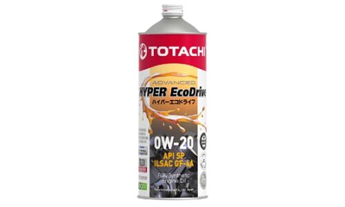 Масло моторное Totachi HYPER EcoDrive 0w20, синтетическое API SP, ILSAC GF-6A, для бензинового двигателя, 1л, арт. E0101