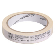Лента клейкая (скотч) Airline, бумажная, 19мм x 30м, белая, арт. AATP02