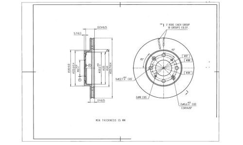 Диск тормозной Avantech, арт. BR0195S