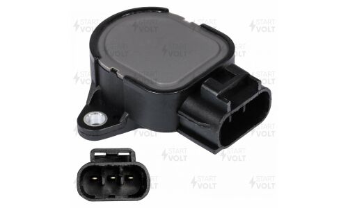 Датчик положения дроссельной заслонки Startvolt, для Toyota Corolla E120 (01-)/Rav 4 (01-) 1.3i-2.0i, арт. VS-TP 1901