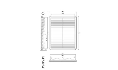 Фильтр воздушный Double Force, арт. DFA3033