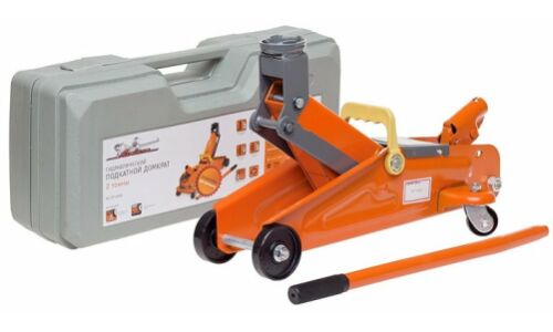 Домкрат гидравлический подкатной Airline, 2000кг, подъем 135–330мм, кейс, арт. AJ-2F-330K