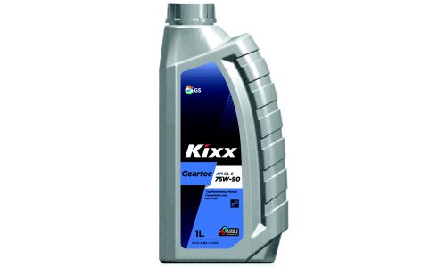 Масло трансмиссионное Kixx Geartec 75w90 полусинтетическое, API GL-5, для МКПП и мостов, 1л, арт. L2962AL1E1