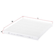 Фильтр салонный Sakura AC-102E, арт. CA1101