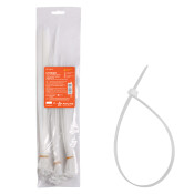 Хомут пластиковый (стяжка) Airline, 3.6x250 / 3.6x300 / 4.8x350мм, белый, комплект 60 шт, арт. ACT-NK-16