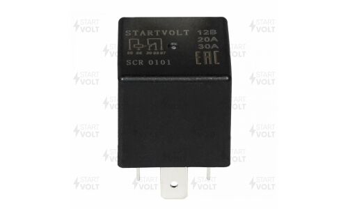 Реле автомобильное Startvolt, 5 контактов 12V 20/30А (без кронштейна), арт. SCR 0101