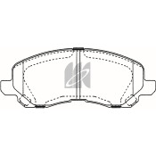 Колодки тормозные дисковые Kashiyama, передние, комплект на ось (4 шт), арт. D6108H