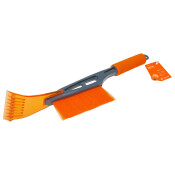 Щетка-скребок для удаления снега и льда Airline, морозостойкий пластик, с эргономичной рукояткой, длина 44см, арт. AB-R-09