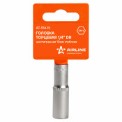 Головка торцевая Airline, длинная, 6-гранная, под квадрат 1/4