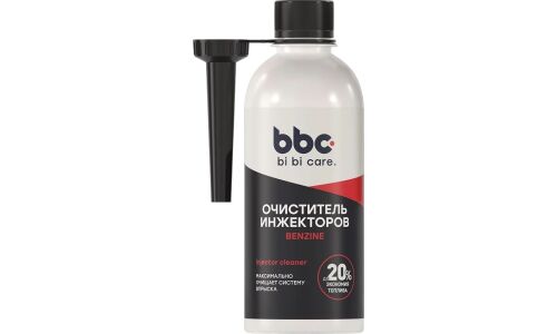 Очиститель инжекторов BiBiCare Injector Cleaner Benzin, присадка в бензин, предотвращает коррозию, снижает расход топлива, бутылка с насадкой 280мл, арт. 4501