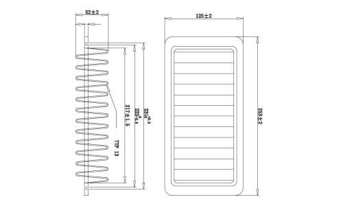 Фильтр воздушный Double Force A-3021, арт. DFA3021