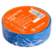 Лента клейкая изоляционная Airline, ПВХ, 19мм x 10м, синяя, арт. AIT-P-13