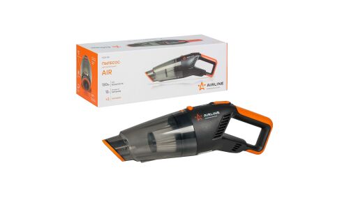 Пылесос автомобильный Airline AIR, 12В, 130Вт, 5500Па, пылесборник 500мл, шнур 3м, 2 насадки, арт. VCA-04
