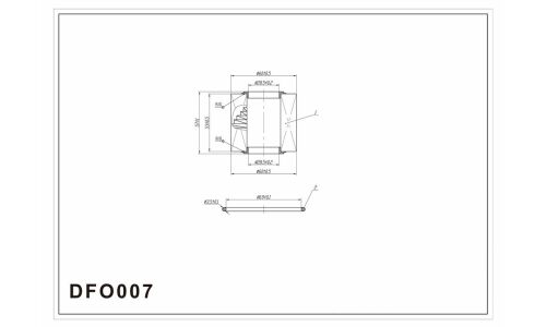 Фильтр масляный Double Force, арт. DFO007