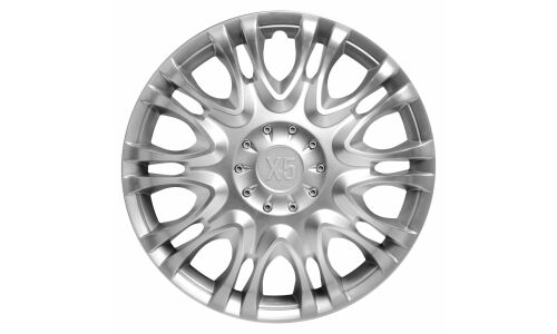 Колпаки на колеса Airline X5, 16", серебристые, 2шт, арт. AWCC-16-10