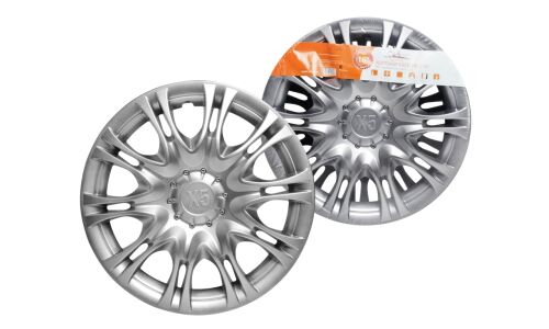 Колпаки на колеса Airline X5, 16", серебристые, 2шт, арт. AWCC-16-10