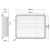 Фильтр воздушный Double Force A-3012, арт. DFA25128