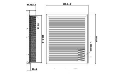 Фильтр воздушный DOUBLE FORCE, арт. DFA22009