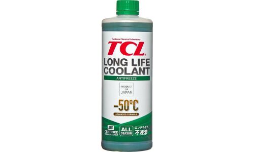 Антифриз TCL Long Life Coolant Green, LLC, зелёный, -50°C, 1л, арт. LLC33152