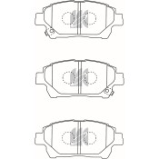 Колодки тормозные дисковые Kashiyama, передние, комплект на ось (4 шт), арт. D2283M