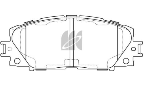 Колодки тормозные дисковые Kashiyama, передние, комплект на ось (4 шт), арт. D2252H