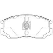 Колодки тормозные дисковые Kashiyama, передние, комплект на ось (4 шт), арт. D6070H