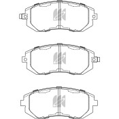 Колодки тормозные дисковые Kashiyama, передние, комплект на ось (4 шт), арт. D7055MH