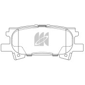 Колодки тормозные дисковые Kashiyama, задние, комплект на ось (4 шт), арт. D2250H