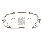 Колодки тормозные дисковые Kashiyama, передние, комплект на ось (4 шт), арт. D2253