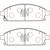 Колодки тормозные дисковые Kashiyama, передние, комплект на ось (4 шт), арт. D1248M