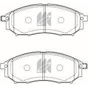 Колодки тормозные дисковые Kashiyama, передние, комплект на ось (4 шт), арт. D1231MH