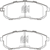 Колодки тормозные дисковые Kashiyama, передние, комплект на ось (4 шт), арт. D1241MH