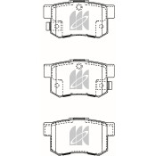 Колодки тормозные дисковые Kashiyama, задние, комплект на ось (4 шт), арт. D5056MH