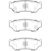 Колодки тормозные дисковые Kashiyama, передние, комплект на ось (4 шт), арт. D9019MH