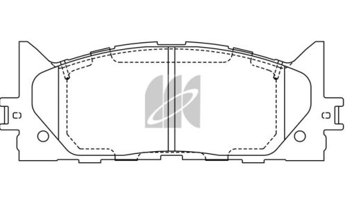 Колодки тормозные дисковые Kashiyama, передние, комплект на ось (4 шт), арт. D2270H