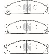 Колодки тормозные дисковые Kashiyama, передние, комплект на ось (4 шт), арт. D1063M