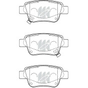 Колодки тормозные дисковые Kashiyama, задние, комплект на ось (4 шт), арт. D2239MH