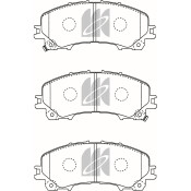 Колодки тормозные дисковые Kashiyama, передние, комплект на ось (4 шт), арт. D1336M