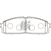 Колодки тормозные дисковые Kashiyama, задние, комплект на ось (4 шт), арт. D2062