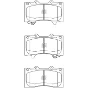 Колодки тормозные дисковые Kashiyama, передние, комплект на ось (4 шт), арт. D1318MH