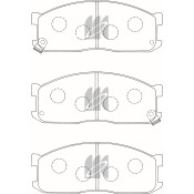 Колодки тормозные дисковые Kashiyama, передние, комплект на ось (4 шт), арт. D3047M