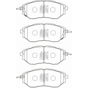 Колодки тормозные дисковые Kashiyama, передние, комплект на ось (4 шт), арт. D7060M