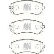 Колодки тормозные дисковые Kashiyama, задние, комплект на ось (4 шт), арт. D1116M